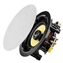 OSD Audio ACE650 6.5" Kevlar Trimless in-Ceiling Speakers, 90W, White, Pair