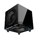 OSD Audio Nero DueVoce X8 Dual 8-inch Drivers, 300W Deep Bass, Class D, 107dB SPL, Compact High-Gloss Black Finish