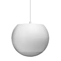 OSD Audio Sphere 6.5" Indoor Hanging Pendant Speaker (Single White) Reinforced Cable Suspension 70V and 8 Ohm