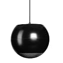 OSD Audio Sphere 6.5" Black Indoor Hanging Pendant Speaker, Reinforced Cable Suspension 70V and 8 Ohm, Single