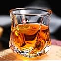 European Premium Big Whiskey Glasses Set of 6-310ml, Transparent, Crystal Heavy Strong Bottom Drinking Bar Whisky Glass for Scotch, Bourbon, Rocks, Cocktail, Rum, Liquor and Drinks