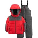OshKosh B'Gosh Boys' Ski Jacket and Snowbib Snowsuit Set