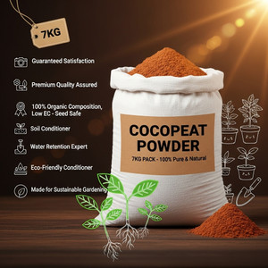 osho enteprise cocopeat powder 7kg soil conditioner for terrace and balcony plants garden mulch