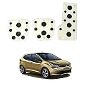 Oshotto 3 Pcs Non-Slip Manual CS-08 Car Pedals Kit Sports Pad Covers Set Compatible with Tata Altroz (Black)