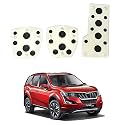 Oshotto 3 Pcs Non-Slip Manual CS-08 Car Pedals Kit Sports Pad Covers Set Compatible with Mahindra XUV-500 (Black)