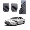 Oshotto 3 Pcs Non-Slip Manual CS-08 Car Pedals Kit Sports Pad Covers Set Compatible with Lexus ES (Black)