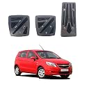 Oshotto 3 Pcs Non-Slip Manual CS-048 Car Pedals Kit Pad Covers Set Compatible with Chevrolet Uva Old/UVA SAIL (Grey)