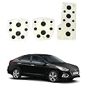 Oshotto 3 Pcs Non-Slip Manual CS-08 Car Pedals Kit Sports Pad Covers Set Compatible with Hyundai Verna Old (Black)