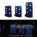Oshotto 3 Pcs Non-Slip Manual CS-036 Car Pedals Kit Pad Covers Set Compatible with Hyundai Aura (Blue)