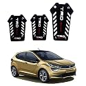 Oshotto 3 Pcs Non-Slip Manual CS-08 Car Pedals Kit Sports Pad Covers Set Compatible with Tata Altroz (Black)