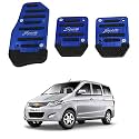 Oshotto 3 Pcs Non-Slip Manual CS-373 Car Pedals Kit Sports Pad Covers Set Compatible with Chevrolet Enjoy (Blue)