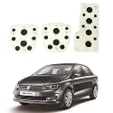 Oshotto 3 Pcs Non-Slip Manual CS-08 Car Pedals Kit Sports Pad Covers Set Compatible with Volkswagen Vento (Black)