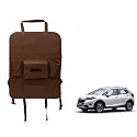 Oshotto Car Backseat Storage Organizer Phone Holder,Multi-Pocket for Bottles, Tissue Boxes,Kids Toy Storage and Great Travel Accessory Compatible with Honda WRV (Brown)