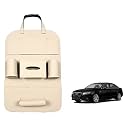 Oshotto Car Backseat Storage Organizer Phone Holder,Multi-Pocket for Bottles, Tissue Boxes,Kids Toy Storage and Great Travel Accessory Compatible with Audi A4 (Brown)