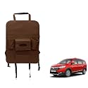 Oshotto Car Backseat Storage Organizer Phone Holder,Multi-Pocket for Bottles, Tissue Boxes,Kids Toy Storage and Great Travel Accessory Compatible with Renault Lodgy (Brown)