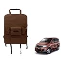 Oshotto Car Backseat Storage Organizer Phone Holder,Multi-Pocket for Bottles, Tissue Boxes,Kids Toy Storage and Great Travel Accessory Compatible with Mahindra Xylo/Quanto (Brown)