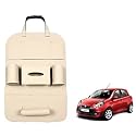 Oshotto Car Backseat Storage Organizer Phone Holder,Multi-Pocket for Bottles, Tissue Boxes,Kids Toy Storage and Great Travel Accessory Compatible with Renault Pulse (Brown)