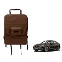Oshotto Car Backseat Storage Organizer Phone Holder,Multi-Pocket for Bottles, Tissue Boxes,Kids Toy Storage and Great Travel Accessory Compatible with BMW 3GT (Brown)