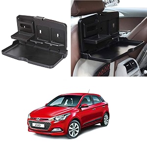 oshotto ft-02 car backseat food travel dining meal amp snaks tray amp cup holder compatible with hyundai i20 sportz - 1 piece