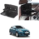 Oshotto (FT-02) Car Backseat Food Travel Dining Meal &amp; Snaks Tray &amp; Cup Holder Compatible with Maruti Suzuki Dzire 2017-2026 (Black) - 1 Piece