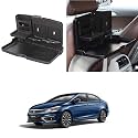 Oshotto (FT-02) Car Backseat Food Travel Dining Meal &amp; Snaks Tray &amp; Cup Holder Compatible with Maruti Suzuki Ciaz (Black) - 1 Piece