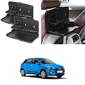 Oshotto (FT-02) Car Backseat Food Travel Dining Meal &amp; Snaks Tray &amp; Cup Holder Compatible with Hyundai i20 Active 2015-2026 (Black) - 1 Piece