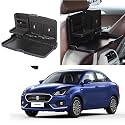 Oshotto (FT-02) Car Backseat Food Travel Dining Meal &amp; Snaks Tray &amp; Cup Holder Compatible with Maruti Suzuki Dzire (Black) - 1 Piece