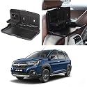 Oshotto (FT-02) Car Backseat Food Travel Dining Meal &amp; Snaks Tray &amp; Cup Holder Compatible with Maruti Suzuki XL6 (Black) - 1 Piece