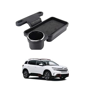 oshotto ft-04 foldable car auto headrest rear back seat table drink food cup tray holder compatible with citroen c5 aircross