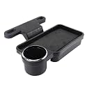 Oshotto (FT-04) Foldable Car Auto Headrest Rear Back Seat Table Drink Food Cup Tray Holder Compatible with Land Rover Range Rover Velar - Black