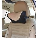 Oshotto Memory Foam (NR-07) Car Neck Rest, Neck Support Compatible with Hyundai Creta 2020-2026 (Black, Beige)