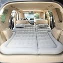 Oshotto Multifunctional Car Inflatable Bed Air Mattress SUV Car Travel Outdoor Camping mat with Two Air Pillows and Air Pump Compatible with Mahindra Xuv 700 (Grey)