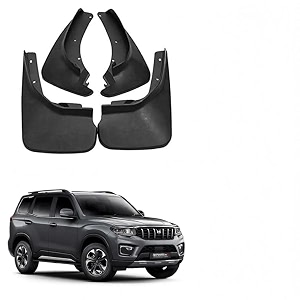 oshotto oem fitting cup type mud flapsplash guard compatible with mahindra scorpio n 2022 onwards set of 4