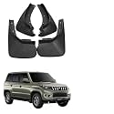 Oshotto (O.E.M Fitting Cup Type) Mud Flap/Splash Guard Compatible with Mahindra Bolero Neo (Set of 4)