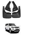 Oshotto (O.E.M Fitting Cup Type) Mud Flap/Splash Guard Compatible with Mahindra Scorpio S2/S4/S6/S10 2014-2017 (Set of 4)