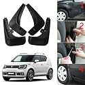 Oshotto (O.E.M Fitting Cup Type) Mud Flap/Splash Guard Compatible with Maruti Suzuki IGNIS (ALFA/Jetta) (Set of 4)