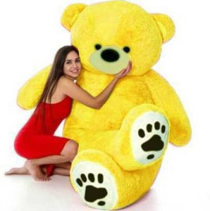 osjs biggest premium high quality teddy bear  - 91 cm yellow