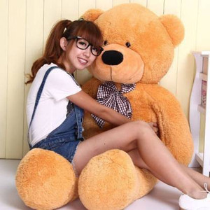 osjs high quality 3 feet brown teddy bear  anniversary teddy bear  hug able teddy  gift for valentine day teddy bear -  - 911 cm brown
