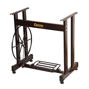 oson iron sewing machine stand without tablebrown