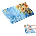 Ospelelf Keyboard Wrist Rest, Ergonomic Memory Foam Wrist Support for Typing &amp; Gaming, Tilted Keyboard Pad, Aesthetic Desk Accessories for Office, Relief for Carpal Tunnel &amp; Wrist Pain, Sunflower