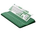 Ospelelf Keyboard Wrist Rest Pad, Comfy Ergonomic Keyboard Stand Riser Holder, Computer Wrist Support Cushion forTyping, Green