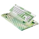 Ospelelf Keyboard Wrist Rest Pad, Comfy Ergonomic Keyboard Stand Holder, Office Desk Accessories, Work from Home Essentials, Anemone Pattern