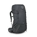 Osprey Rook 65L Men's Backpacking Backpack, Gray OS