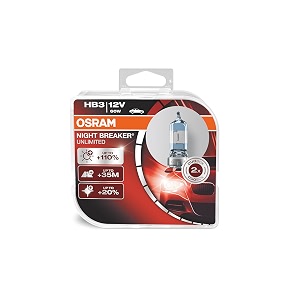 osram hb3 p9005 halogen night breaker unlimited duo box 12v 60w multi