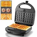 OSTBA 3-in-1 Waffle Maker with Removable Plates, Sandwich Maker