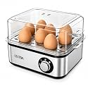 OSTBA Egg Cooker, 8-Egg Electric Boiler for Hard Boiled Eggs