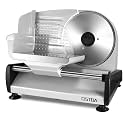 OSTBA Electric Meat Slicer, Removable 7.5" Serrated Blade, 150W