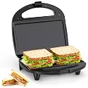 OSTBA Panini Press Sandwich Maker, 2-Slice Grilled Cheese Maker