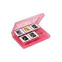OSTENT 28 in 1 Game Memory Card Case Holder Cartridge Storage for Nintendo 3DS LL/XL - Color Pink