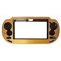 OSTENT Aluminum Metal Skin Protective Cover Case for Sony PS Vita 1000 PSV1000 Console Color Gold